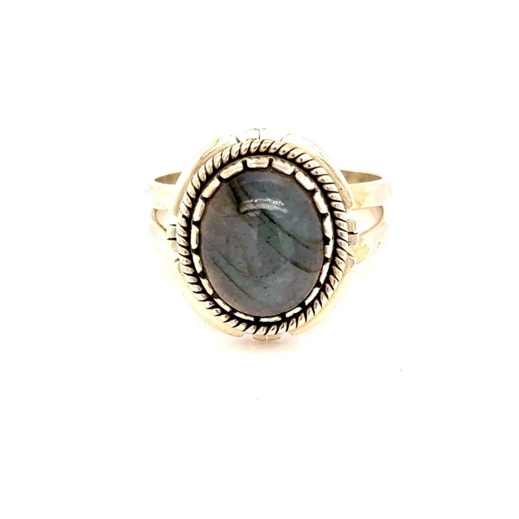 Silver 925 Oval Shaped Stone Rinh 45$